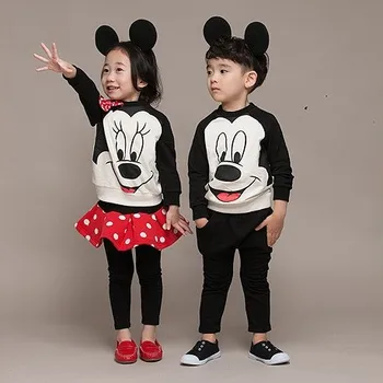 EMS DHL Free Kids Girls Boys 2pc set Cartoon Suit Polka Dot Mouse T Shirt + Skirt Pants 2019 Spring NEW Style Casual Suit
EMS DHL Free Kids Girls Boys 2pc set Cartoon Suit Polka Dot Mouse T Shirt + Skirt Pants 2019 Spring NEW Style Casual Suit