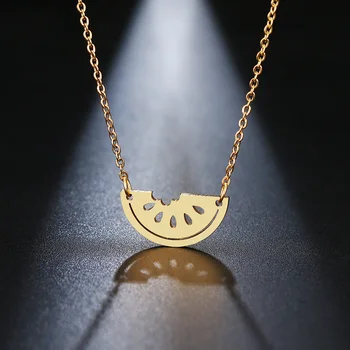 DOTIFI Stainless Steel Necklace For Women Lover's Gold And Silver Color Watermelon Pendant Necklace Engagement Jewelry
DOTIFI Stainless Steel Necklace For Women Lover's Gold And Silver Color Watermelon Pendant Necklace Engagement Jewelry