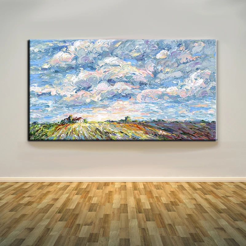 Free Shipping High Quality Modern Beautiful Landscape Europe Abstract Blue Sky And Cloud Oil Paints Country House Oil Paintings
Free Shipping High Quality Modern Beautiful Landscape Europe Abstract Blue Sky And Cloud Oil Paints Country House Oil Paintings