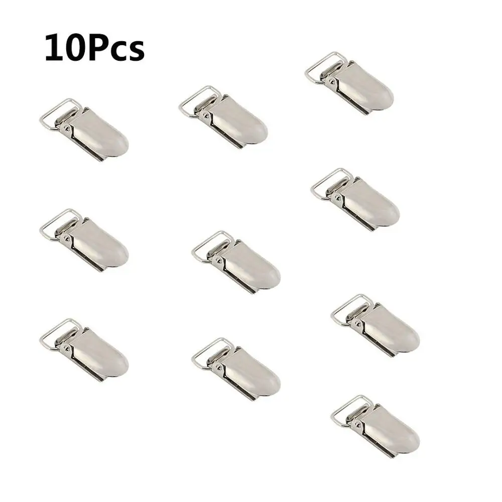 2019 New 10 Pcs Metal Clips Insert Baby Pacifier Dummy Holders Pacifier Suspender Hook For Trousers Sewing Accessories Hot BB4
2019 New 10 Pcs Metal Clips Insert Baby Pacifier Dummy Holders Pacifier Suspender Hook For Trousers Sewing Accessories Hot BB4