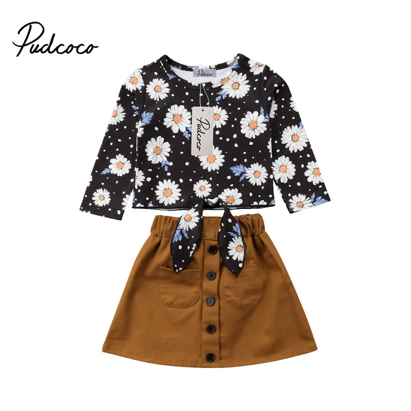 2PCS Kids Baby Girl Daisy Floral Tops Sunflower Blouse Suede Skirt Dress Outfits Clothes Children Clothing Set 1-6T
2PCS Kids Baby Girl Daisy Floral Tops Sunflower Blouse Suede Skirt Dress Outfits Clothes Children Clothing Set 1-6T