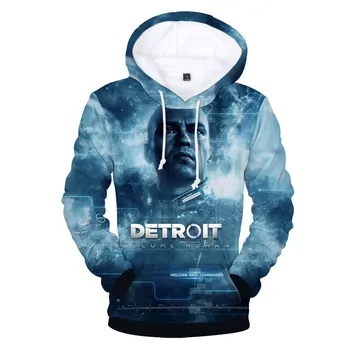 Hot Sale 3D Print Games Detroit Become Human Hoodies Men Women Sweatshirt Men/women KARA Uniform Hat Hoodies Casual Style
Hot Sale 3D Print Games Detroit Become Human Hoodies Men Women Sweatshirt Men/women KARA Uniform Hat Hoodies Casual Style