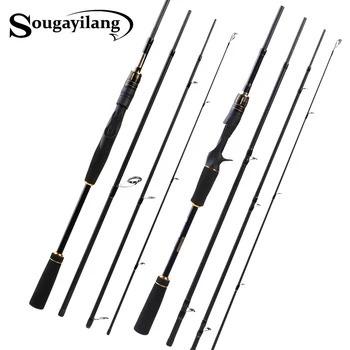 Sougayilang 2.1m Lure Rod 4 Section Casting Travel Carbon Spinning Rod Vava De Pesca Pole Portable Fishing Rod Saltwater Rod
Sougayilang 2.1m Lure Rod 4 Section Casting Travel Carbon Spinning Rod Vava De Pesca Pole Portable Fishing Rod Saltwater Rod