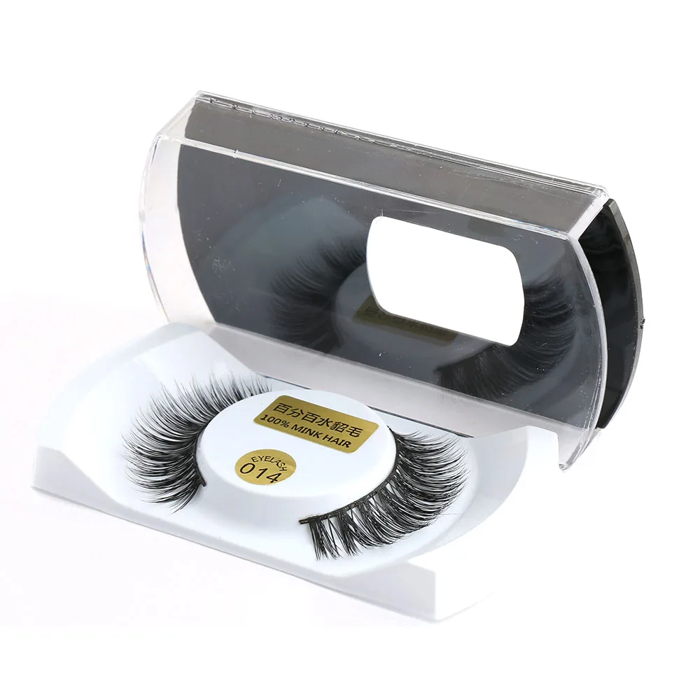 1 Pair 100% Real Mink Hair Black Natural Thick False Fake Eyelashes Women Lady Eye Lashes Makeup Extension Tools
1 Pair 100% Real Mink Hair Black Natural Thick False Fake Eyelashes Women Lady Eye Lashes Makeup Extension Tools