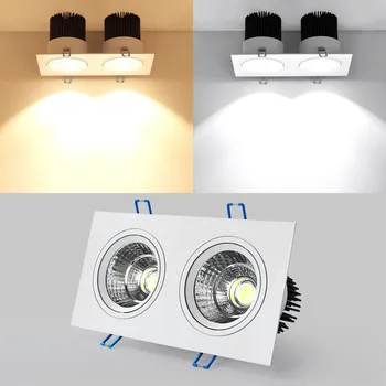 1pcs dimmable led downlight 7W10W14W 20W cob led spot AC85-265V ceiling embedded downlight square led panel light
1pcs dimmable led downlight 7W10W14W 20W cob led spot AC85-265V ceiling embedded downlight square led panel light