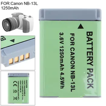 

NB-13L 3.6V 1250mAh 4.5Wh Li-ion Rechargeable Camera Battery for Canon PowerShot G5 X G5X G7 X Mark II G7X G9 X G9X SX720 HS