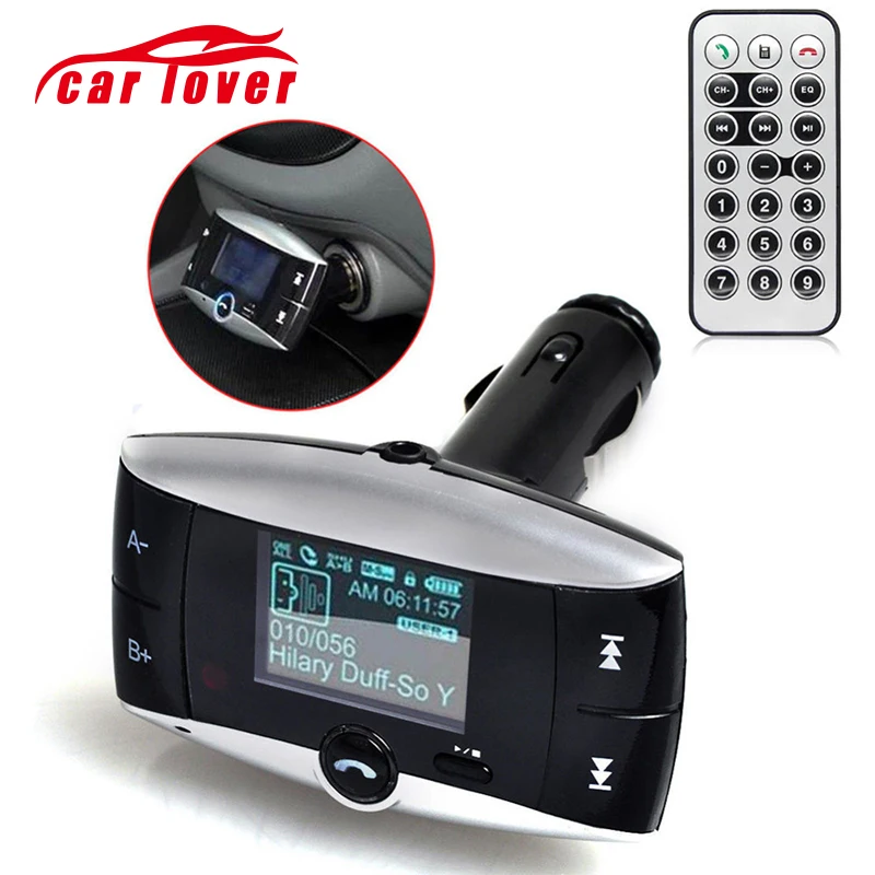 Hands Free USB 2.0 LCD Display Bluetooth Car Kit MP3 Player Audio FM Transmitter Radio FM Modulator Wireless Remote Control
Hands Free USB 2.0 LCD Display Bluetooth Car Kit MP3 Player Audio FM Transmitter Radio FM Modulator Wireless Remote Control