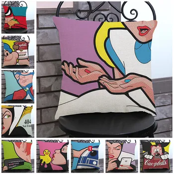 Fashion High Quality Cotton Linen American Anime Pop Art Printing Car Decorative Throw Pillowcase Cushion Sofa Home Decor
Fashion High Quality Cotton Linen American Anime Pop Art Printing Car Decorative Throw Pillowcase Cushion Sofa Home Decor