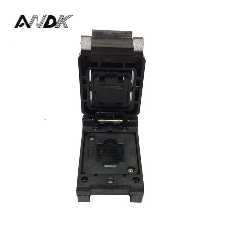 eMCP221 to DIP48 IC Test Socket for BGA 221 testing, size 11.5x13mm, nand flash programmer, Clamshell Burn in Socket Wholesale
eMCP221 to DIP48 IC Test Socket for BGA 221 testing, size 11.5x13mm, nand flash programmer, Clamshell Burn in Socket Wholesale
