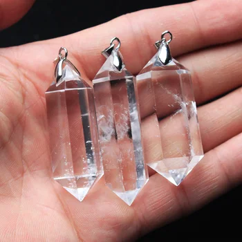 As Hung Crystal Natural Water Crystal Spirits Pendulum Double Pointed Six Prism Otsuge Uranainandesu Crystal Ornaments Gift
As Hung Crystal Natural Water Crystal Spirits Pendulum Double Pointed Six Prism Otsuge Uranainandesu Crystal Ornaments Gift