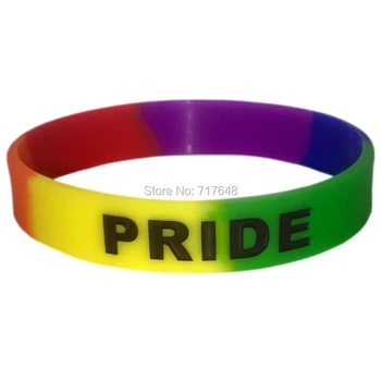 100pcs PRIDE Debossed with black Color-Fill wristband silicone bracelets free shipping by epacket A
100pcs PRIDE Debossed with black Color-Fill wristband silicone bracelets free shipping by epacket A