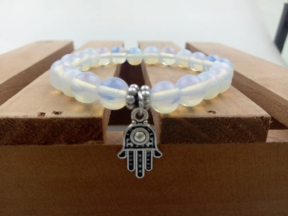 Mala bracelet beads Fashion bracelets Men And Women 8MM Opal bracelet Opal beads yoga bracelets Palm pendant
Mala bracelet beads Fashion bracelets Men And Women 8MM Opal bracelet Opal beads yoga bracelets Palm pendant