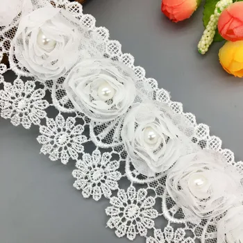 GXINUG 1 Yard Pearl Rose Flower Tassel Chiffon Lace Trim Fabric Wedding Dress Embroidered DIY Patchwork Ribbon Sewing Craft
GXINUG 1 Yard Pearl Rose Flower Tassel Chiffon Lace Trim Fabric Wedding Dress Embroidered DIY Patchwork Ribbon Sewing Craft