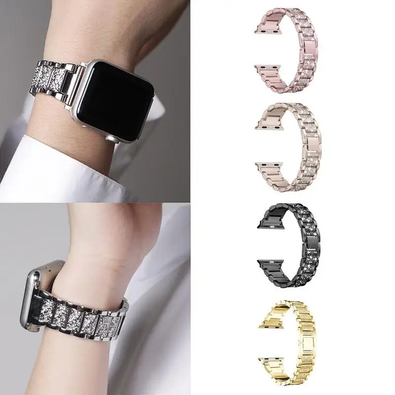 Crystal Alloy Watch Band Wrist strap Smart Wristband Bracelet Wearable Belt Strap with Rhinestone For 3
Crystal Alloy Watch Band Wrist strap Smart Wristband Bracelet Wearable Belt Strap with Rhinestone For 3