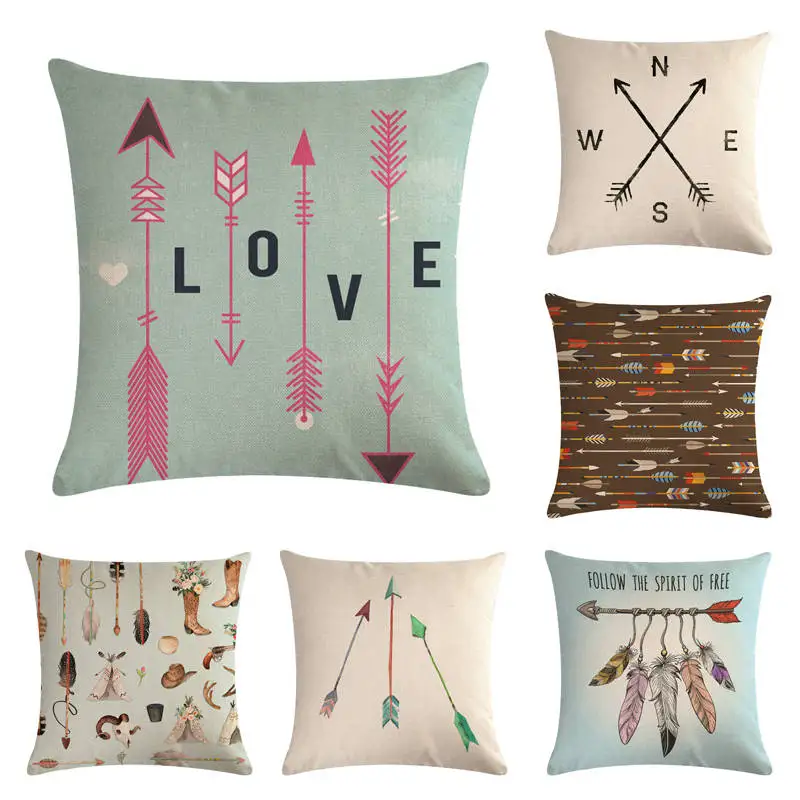 Sweetenlife Geometric Pattern Cushion Cover Hand Painted Watercolor Arrow Decorative Pillows Tribal Boho Style Throw Pillow Case
Sweetenlife Geometric Pattern Cushion Cover Hand Painted Watercolor Arrow Decorative Pillows Tribal Boho Style Throw Pillow Case