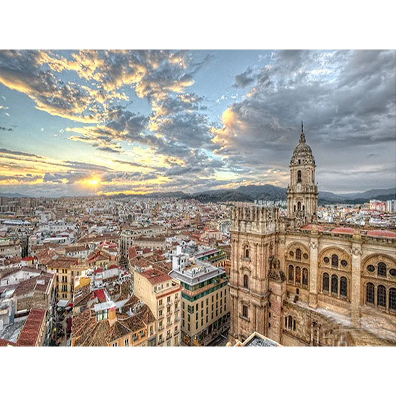 Painting By Numbers DIY Dropshipping 50x65 60x75cm Beautiful European city Landscape Canvas Wedding Decoration Art picture Gift
Painting By Numbers DIY Dropshipping 50x65 60x75cm Beautiful European city Landscape Canvas Wedding Decoration Art picture Gift
