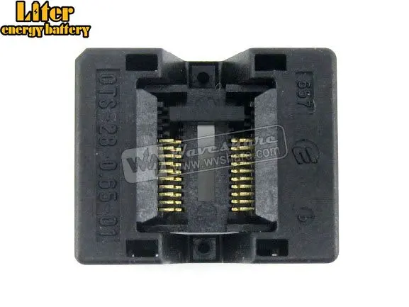 SSOP20 TSSOP20 OTS-20(28)-0.65-01 Enplas IC Test Burn-in Socket Programming Adapter 0.65mm Pitch 4.4mm Width
SSOP20 TSSOP20 OTS-20(28)-0.65-01 Enplas IC Test Burn-in Socket Programming Adapter 0.65mm Pitch 4.4mm Width
