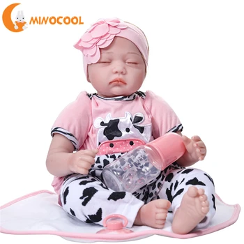 Reborn Dolls with Soft Silicone Girl Body Newborn Baby Dolls Toys Sleeping Newborn Babies Bebe Reborn Realista Doll Best Gift
Reborn Dolls with Soft Silicone Girl Body Newborn Baby Dolls Toys Sleeping Newborn Babies Bebe Reborn Realista Doll Best Gift