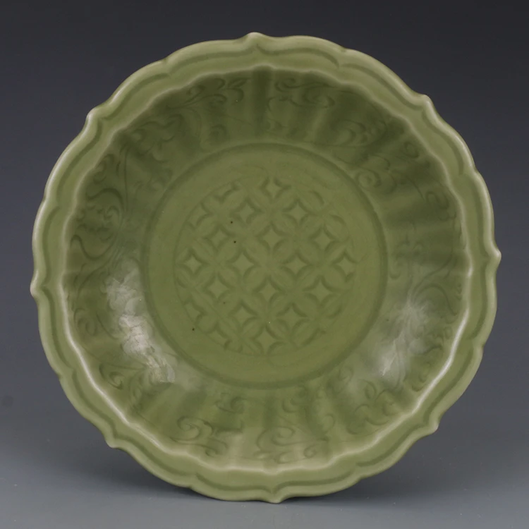 Antique SongDynasty porcelain plate,Longquan kiln green dish,Hand-painted crafts,Decoration,Collection&Adornment,Free shipping
Antique SongDynasty porcelain plate,Longquan kiln green dish,Hand-painted crafts,Decoration,Collection&Adornment,Free shipping