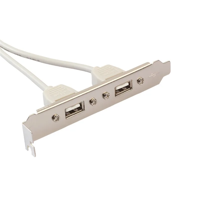 Panel Mount Dual USB A Female to 9 Pin Connector Extension Cable drop shipping 0804
Panel Mount Dual USB A Female to 9 Pin Connector Extension Cable drop shipping 0804