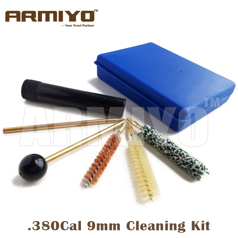 Armiyo .38Cal 357Cal 9mm Gun Bore Brush Cleaning Kit Pistol Barrel Cleaner Copper Rod Box Storage Handle Shooting Accessories
Armiyo .38Cal 357Cal 9mm Gun Bore Brush Cleaning Kit Pistol Barrel Cleaner Copper Rod Box Storage Handle Shooting Accessories