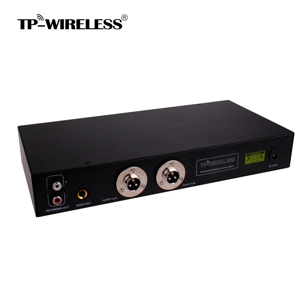 TP-WIRELESS 6 Channels Microphone Mixer/Microphone Hub with 2 Channels 100 meters Balanced XLR Output, 6.35mm Audio Output
TP-WIRELESS 6 Channels Microphone Mixer/Microphone Hub with 2 Channels 100 meters Balanced XLR Output, 6.35mm Audio Output