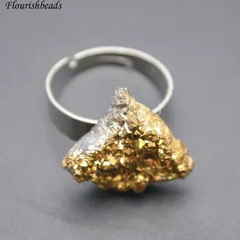 1pc Unique Rough Mineral Druzy Agate Stone Rings Fashion Woman Jewelry
1pc Unique Rough Mineral Druzy Agate Stone Rings Fashion Woman Jewelry