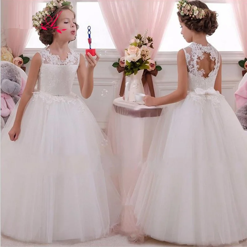 Good quality Pretty Flower Girls Dresses long Baby Girls Wedding Party dress for 6-16 Years gilrs free shipping big girl dress
Good quality Pretty Flower Girls Dresses long Baby Girls Wedding Party dress for 6-16 Years gilrs free shipping big girl dress