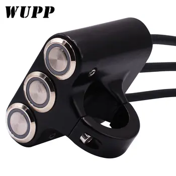 WUPP Universal Handlebar Motorcycle Switches Fog Light Mount Horn Power Start Switch Aluminum With Indicator For Yamaha
WUPP Universal Handlebar Motorcycle Switches Fog Light Mount Horn Power Start Switch Aluminum With Indicator For Yamaha