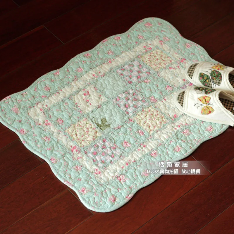 Little Floral Quilted Patchwork Carpet Rustic Rugs Cute Floor Mats Doormats Slip-resistant Pad Bedside Carpet Mat Free Shipping
Little Floral Quilted Patchwork Carpet Rustic Rugs Cute Floor Mats Doormats Slip-resistant Pad Bedside Carpet Mat Free Shipping