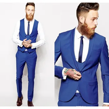 Custom Made Royal Blue Men Suit men tux Classic Groom Tuxedos Blazer Mens Prom Mens Tux Bridegroom (Jacket+ Pant+Vest+Tie)
Custom Made Royal Blue Men Suit men tux Classic Groom Tuxedos Blazer Mens Prom Mens Tux Bridegroom (Jacket+ Pant+Vest+Tie)