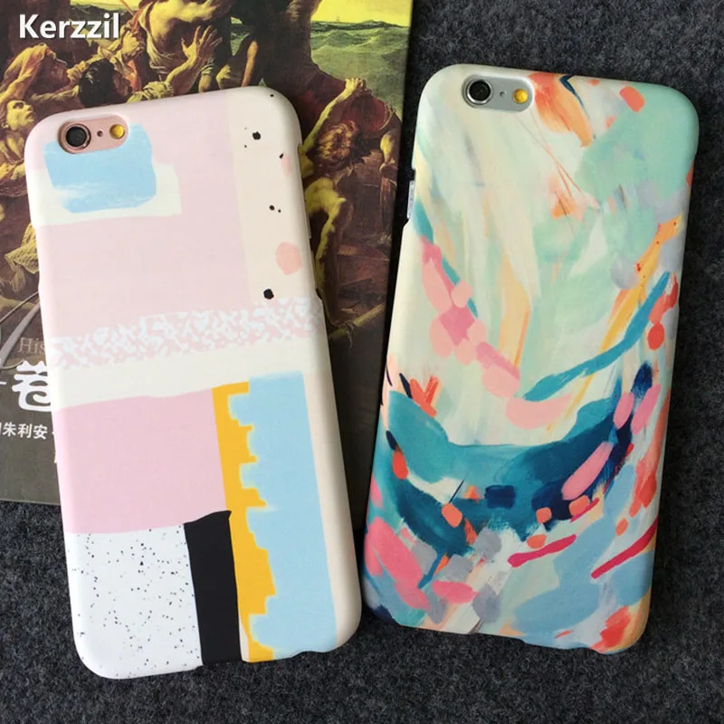 Luxury Art Drawing Phone Case For iPhone SE Colorful Painted Cartoon shell Back For iphone 6S 6 7 8 Plus 5 5S Cover Capa Coque
Luxury Art Drawing Phone Case For iPhone SE Colorful Painted Cartoon shell Back For iphone 6S 6 7 8 Plus 5 5S Cover Capa Coque