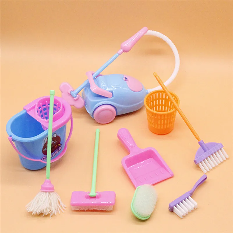 9Pcs Simulation Cleaning Furniture Toys Miniature House Cleaning Tool Doll House Accessories For Doll House Pretend Play Toy
9Pcs Simulation Cleaning Furniture Toys Miniature House Cleaning Tool Doll House Accessories For Doll House Pretend Play Toy