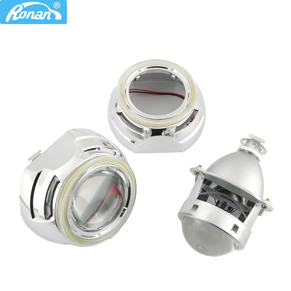 RONAN 3.0''Metal Bi-xenon HID Projector Lens With 95MM COB DRL Demon Angel Eyes for headlight H1 H4 H7 Car Styling Automobiles
RONAN 3.0''Metal Bi-xenon HID Projector Lens With 95MM COB DRL Demon Angel Eyes for headlight H1 H4 H7 Car Styling Automobiles