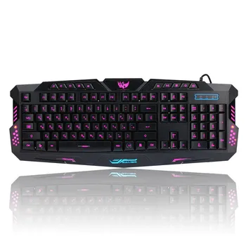 VOBERRY Game Keyboard Mouse Set Multimedia Adjustment LED Light-emitting USB Backlight Cable Laptop Russian English Keyboard
VOBERRY Game Keyboard Mouse Set Multimedia Adjustment LED Light-emitting USB Backlight Cable Laptop Russian English Keyboard