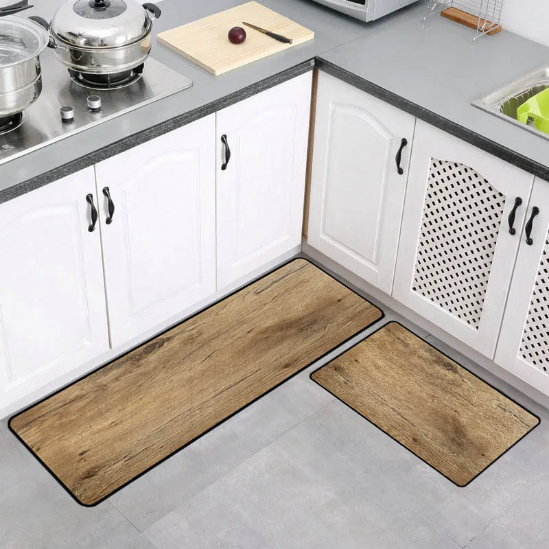 Floor Wooden Color Anti-slip Washable Modern Kitchen Mat Carpets Bathroom Entrance Doormat Bedroom Office Table Rugs
Floor Wooden Color Anti-slip Washable Modern Kitchen Mat Carpets Bathroom Entrance Doormat Bedroom Office Table Rugs