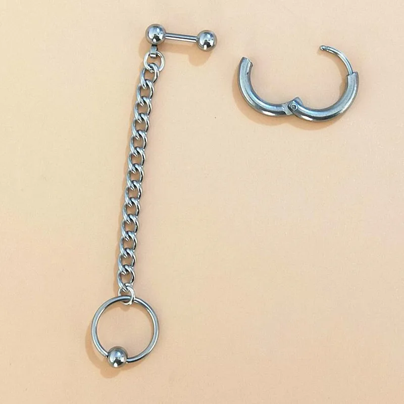 1pcs Stainless Steel Earrings For Men And Women Brinco Bijoux Vintage Geometric Stud Earring Various ways of wearing
1pcs Stainless Steel Earrings For Men And Women Brinco Bijoux Vintage Geometric Stud Earring Various ways of wearing
