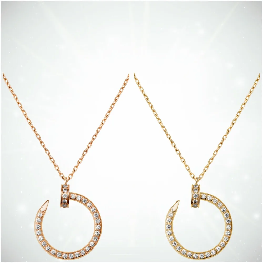 CDA925 silver popular classic charm circle rose gold gold nail Mosaic zircon necklace pendant ladies fashion jewelry gifts
CDA925 silver popular classic charm circle rose gold gold nail Mosaic zircon necklace pendant ladies fashion jewelry gifts