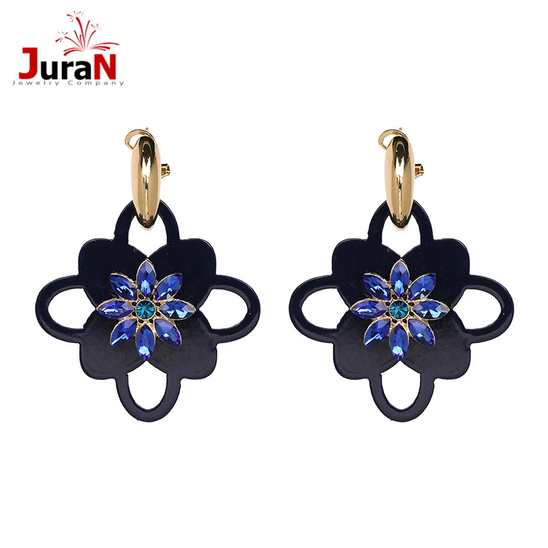 JURAN Drop Earrings For Woman Flower Resin Shell With Stone Crystal Earrings Long Pendants Luxury Big Earrings Jewelry
JURAN Drop Earrings For Woman Flower Resin Shell With Stone Crystal Earrings Long Pendants Luxury Big Earrings Jewelry