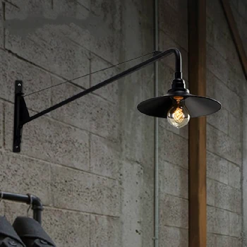 Vintage Wall Lamp Loft Style Industrial Long-arm Wall Sconces Lamp, Antique Black Matte Finish ,E27 Wall Light Home Decor Art
Vintage Wall Lamp Loft Style Industrial Long-arm Wall Sconces Lamp, Antique Black Matte Finish ,E27 Wall Light Home Decor Art