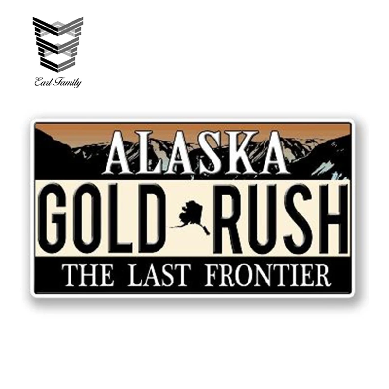 EARLFAMILY 13cm x 6.5cm Car Styling Alaska GOLD RUSH Reflective Car Bumper Trunk Window Decal Graphic Waterproof Car Accessories
EARLFAMILY 13cm x 6.5cm Car Styling Alaska GOLD RUSH Reflective Car Bumper Trunk Window Decal Graphic Waterproof Car Accessories