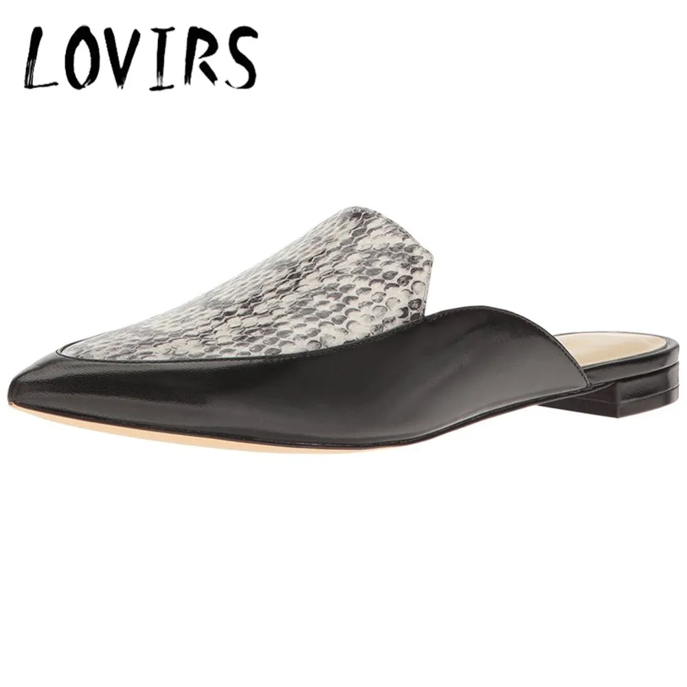 LOVIRS Women Closed Pointed Toe Shallow Mule Slippers Snake PU Patent Leather Backless Slip On Slides Loafers Concise Shoes
LOVIRS Women Closed Pointed Toe Shallow Mule Slippers Snake PU Patent Leather Backless Slip On Slides Loafers Concise Shoes