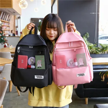 2019 Both Shoulders Package Woman Original The Night Wind Will Middle School bags for teenage girls Student A Bag Will Capacity
2019 Both Shoulders Package Woman Original The Night Wind Will Middle School bags for teenage girls Student A Bag Will Capacity