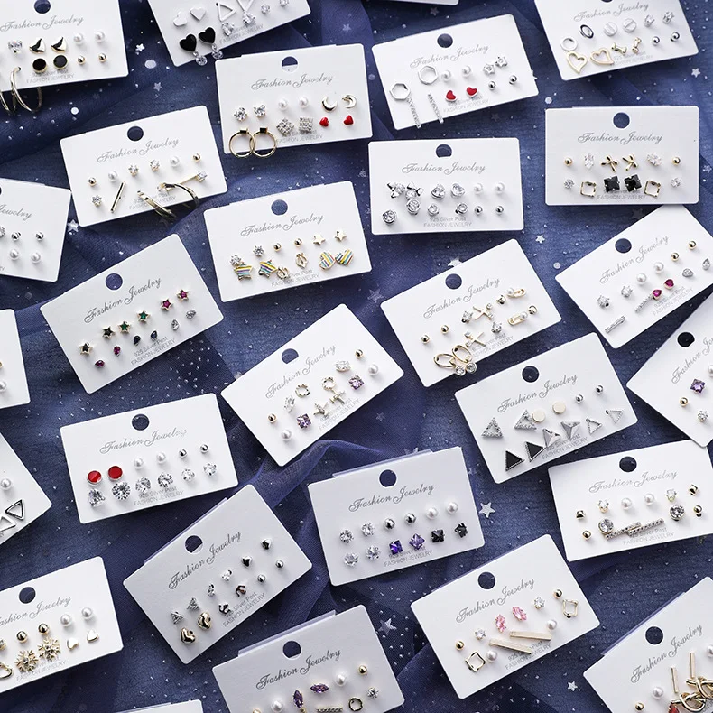 6 Pairs Classic Multi-style Mini Studs Earrings Series Set Geometric Sweet Young Ear Studs Trendy Cute Chic Small Studs Earrings
6 Pairs Classic Multi-style Mini Studs Earrings Series Set Geometric Sweet Young Ear Studs Trendy Cute Chic Small Studs Earrings