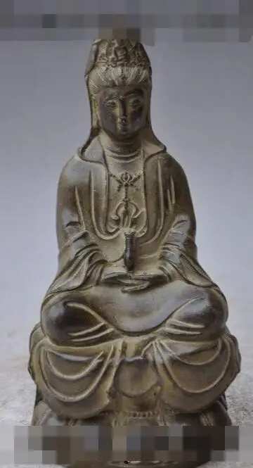 S00067 8" chinese buddhism bronze seat lotus Kwan-Yin Bodhisattva godess buddha statue
S00067 8" chinese buddhism bronze seat lotus Kwan-Yin Bodhisattva godess buddha statue