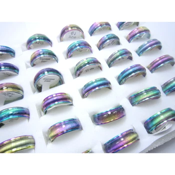 24pcs Rainbow rings Mix "Cat Eye " Fashion Stainless Steel Rings for women Wholesale Jewelry lot christmas gifts cheap ring
24pcs Rainbow rings Mix "Cat Eye " Fashion Stainless Steel Rings for women Wholesale Jewelry lot christmas gifts cheap ring