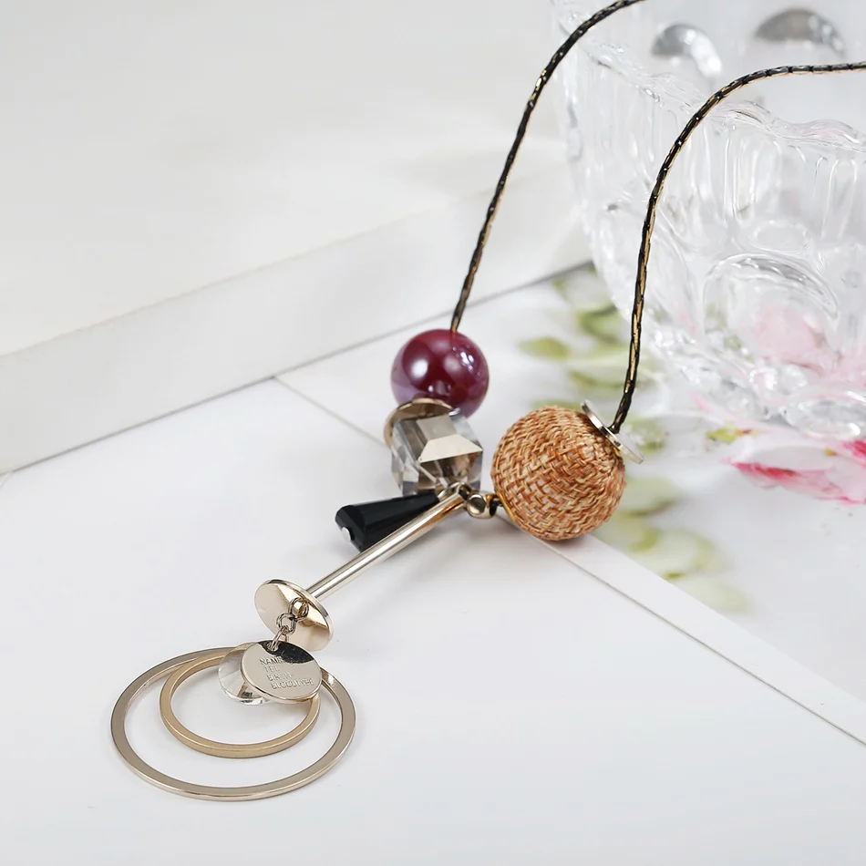 Geometric Beads Necklace for Women Metal Long Necklaces $ Pendant New Jewelry Collares Mujer Kolye Bijoux Mulheres Colar MX069
Geometric Beads Necklace for Women Metal Long Necklaces $ Pendant New Jewelry Collares Mujer Kolye Bijoux Mulheres Colar MX069