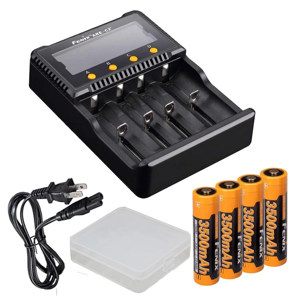 Bundle: NITECORE D4 Digicharger Battery Charger with 4x 3500mAh 18650 Batteries and battery case
Bundle: NITECORE D4 Digicharger Battery Charger with 4x 3500mAh 18650 Batteries and battery case