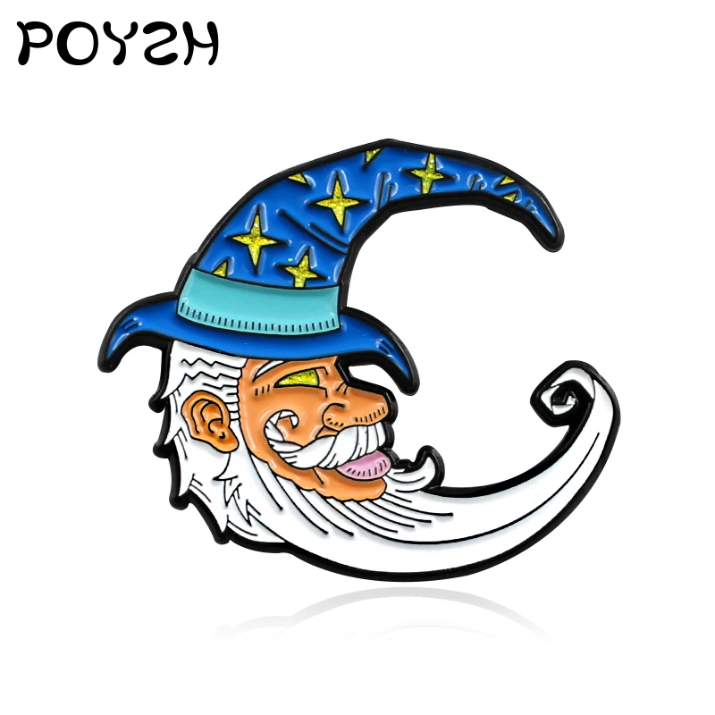 Blue hat Grandpa White Beard yellow Stars Moon pin Moon Grandpa Enamel Brooch A birthday present for Grandpa Lapel shirt badge
Blue hat Grandpa White Beard yellow Stars Moon pin Moon Grandpa Enamel Brooch A birthday present for Grandpa Lapel shirt badge