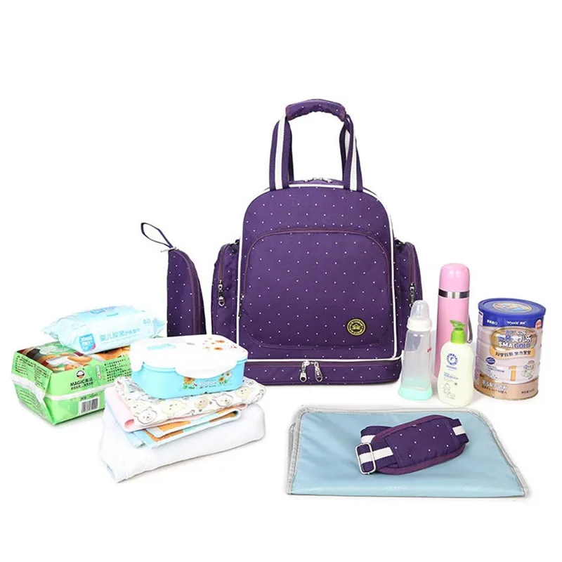 Multi-function High-Capacity Three-use Mummy Bag Fashion Mother and Baby Outdoor Travel Bag Produce Diaper Backpack Factory13
